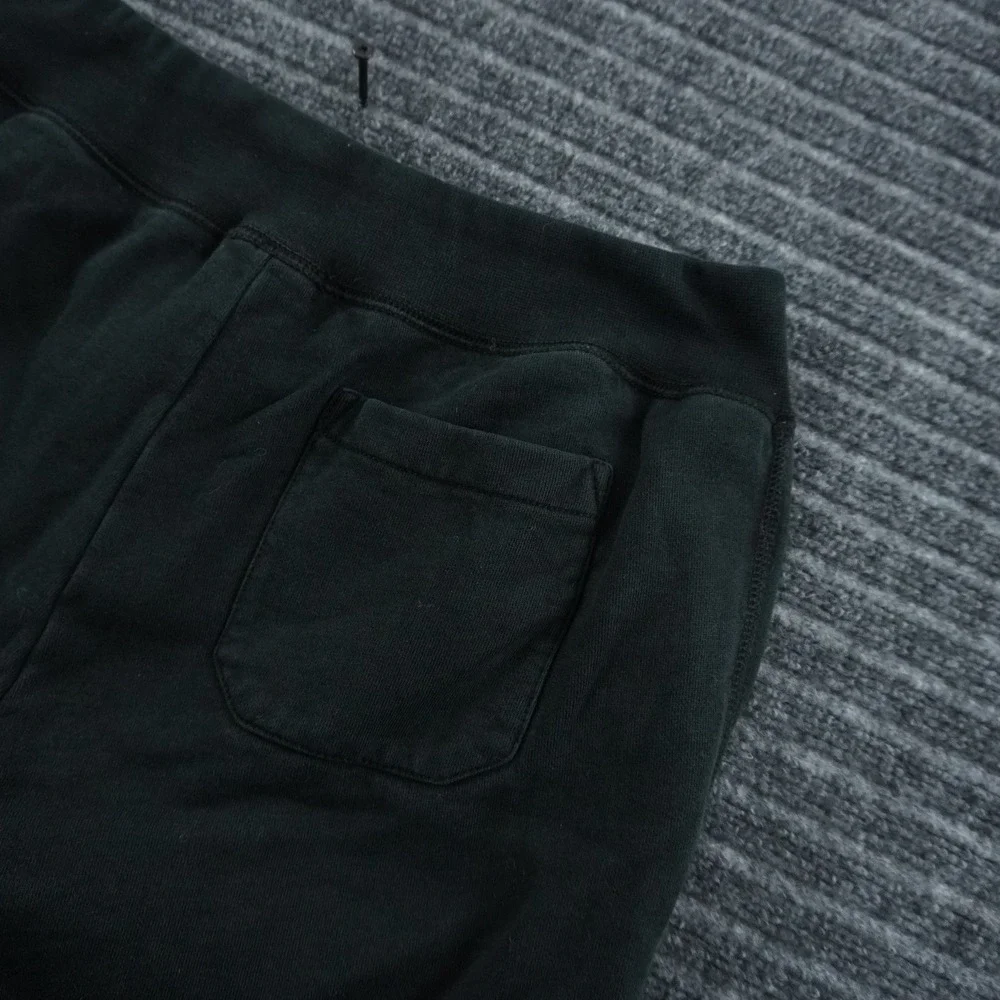 Polo Ralph Lauren Joggers Mens M Black Red Pony Embroidered Tapered Sweatpants